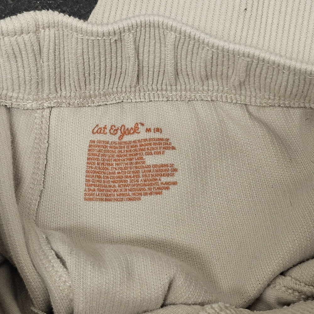 Cream Ribbed Lounge Pants - Picture 2 of 5